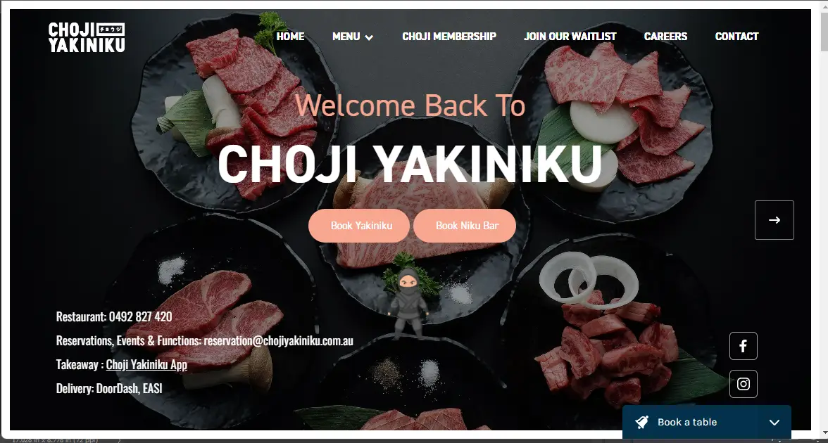 choji omkazw_result Japanese BBQ restaurant