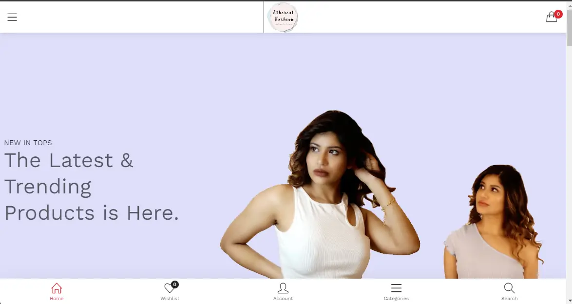 etherial fashion_result Fashion Cloth Website