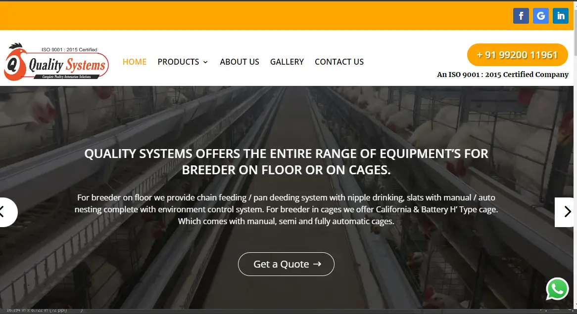 Poultry Equipment Manufacturers